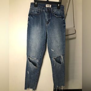 RSQ tillys mom jeans size 25